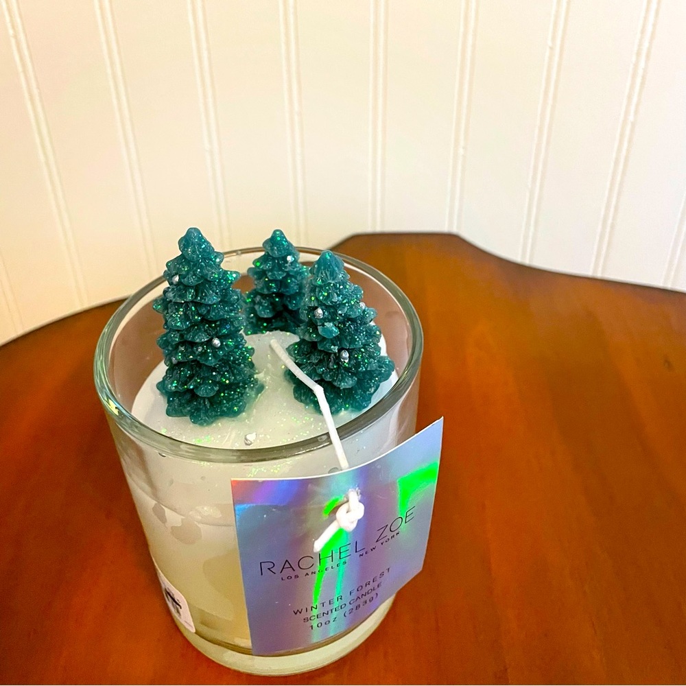 Rachel Zoe Holiday Green Christmas Trees Winter Forest Scented Candle
